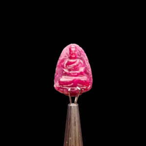 Mặt Phật A Di Đà - Đá Ruby Tự Nhiên #MRB-230807-04