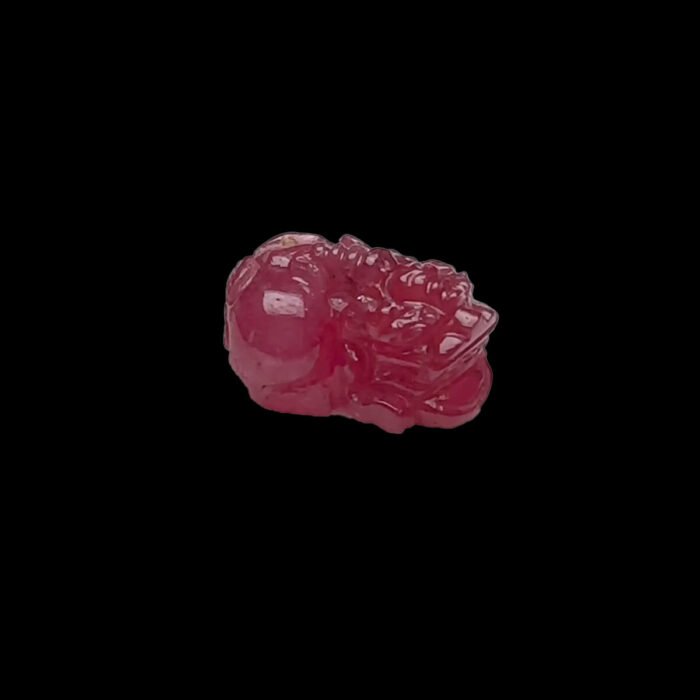 Mặt Tỳ Hưu Tài Lộc - Đá Ruby Thái Tự Nhiên #MRB-230809-01