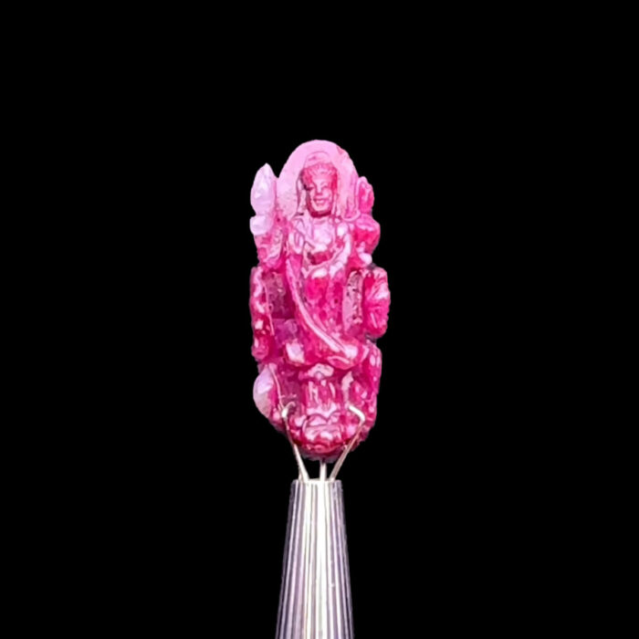 Mặt Quan Thế Âm Bồ Tát - Đá Ruby Tự Nhiên #MRB-230904-01