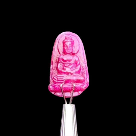 Mặt Phật A Di Đà - Đá Ruby Tự Nhiên #MRB-230904-03