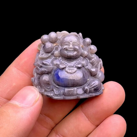 Mặt Phật Di Lặc - Đá Sapphire Tự Nhiên #MSP-231108-02