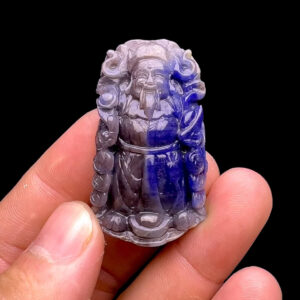 Mặt Thần Tài - Đá Sapphire Tự Nhiên #MSP-231108-03