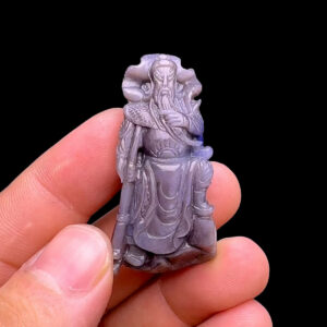 Mặt Quan Thánh Đế Quân - Đá Sapphire Sao Tự Nhiên #MSP-231109-01