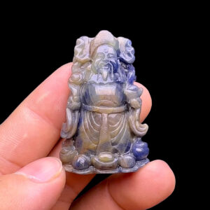 Mặt Thần Tài - Đá Sapphire Tự Nhiên #MSP-231110-07