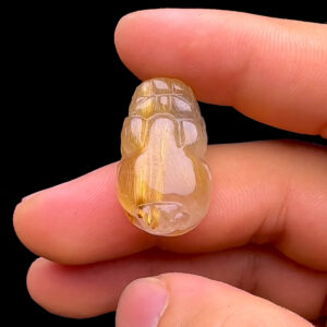 Mặt Tỳ Hưu - Thạch Anh Tóc Vàng #MTV-231105-04