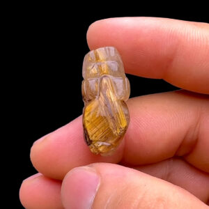 Mặt Tỳ Hưu - Thạch Anh Tóc Vàng Bã Mía #MTV-231105-05