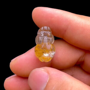 Mặt Tỳ Hưu - Thạch Anh Tóc Vàng Bã Mía #MTV-231106-02