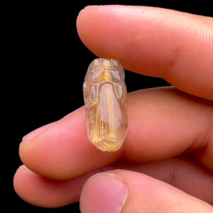 Mặt Tỳ Hưu - Thạch Anh Tóc Vàng #MTV-231106-04