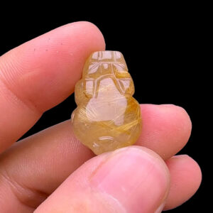 Mặt Tỳ Hưu - Thạch Anh Tóc Vàng #MTV-231107-04