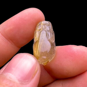 Mặt Tỳ Hưu - Thạch Anh Tóc Vàng #MTV-231107-08