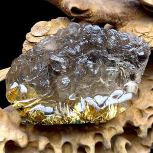 Mặt Thường Sơn Triệu Tử Long - Thạch Anh Tóc Vàng Tự Nhiên #MTV-240203-01