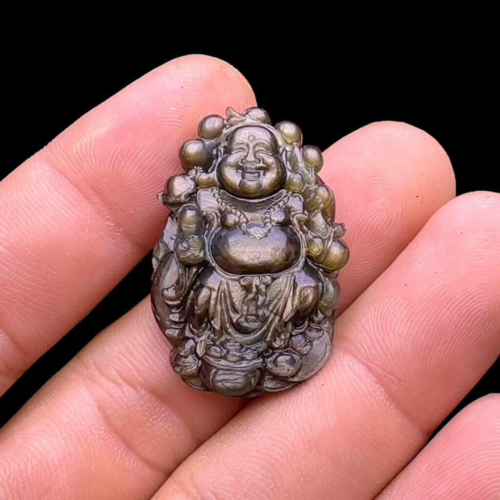 Mặt Phật Di Lặc - Đá Sapphire Sao Phan Thiết #MSP-240502-02