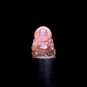 Mặt Phật Di Lặc - Đá Tourmaline Lục Yên #MTM-240501-04