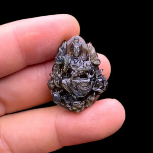 Mặt Quan Âm Tự Tại - Đá Sapphire Sao Phan Thiết #MSP-240503-01