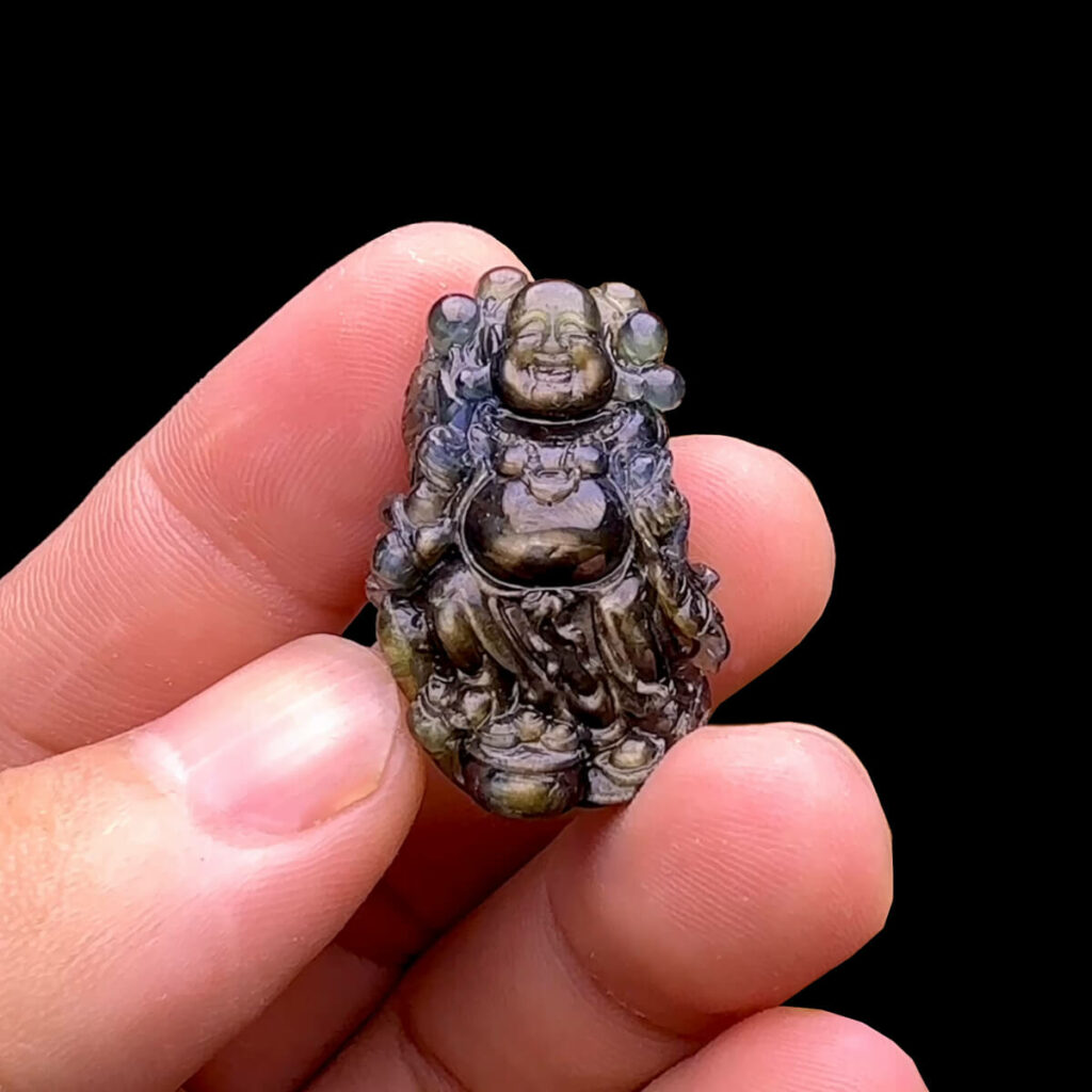 Mặt Phật Di Lặc - Đá Sapphire Sao Phan Thiết #MSP-240503-08