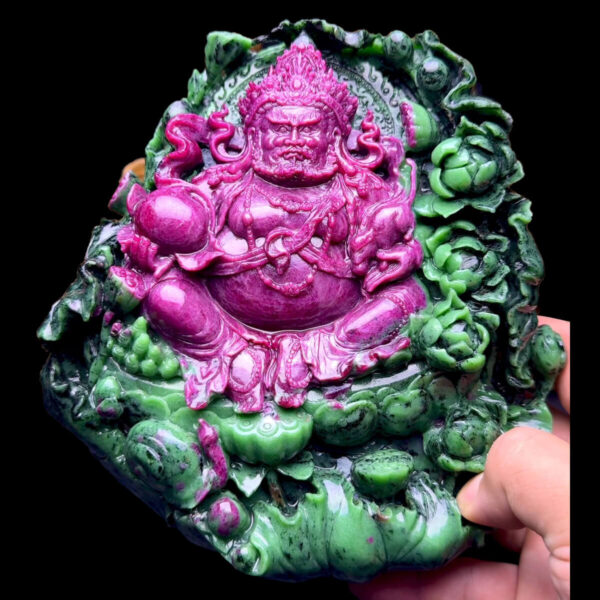 Mặt Hoàng Tài Bảo Thiên - Đá Ruby Tự Nhiên #MRB-250101-01