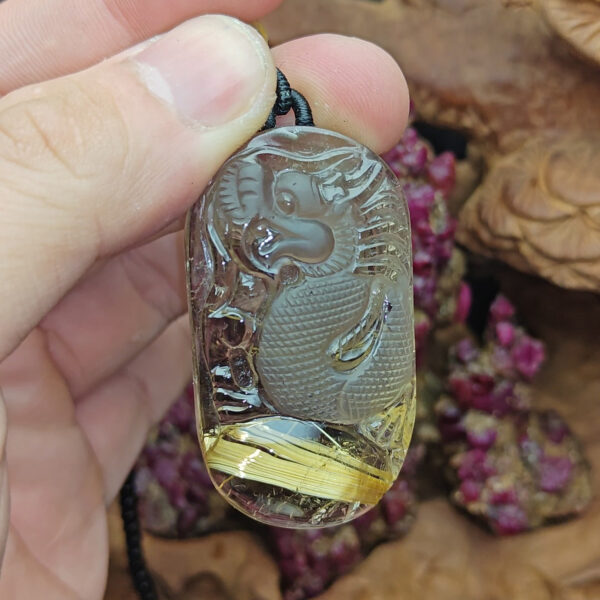 Mặt Rồng - Thạch Anh Tóc Vàng #MTV-260805-02